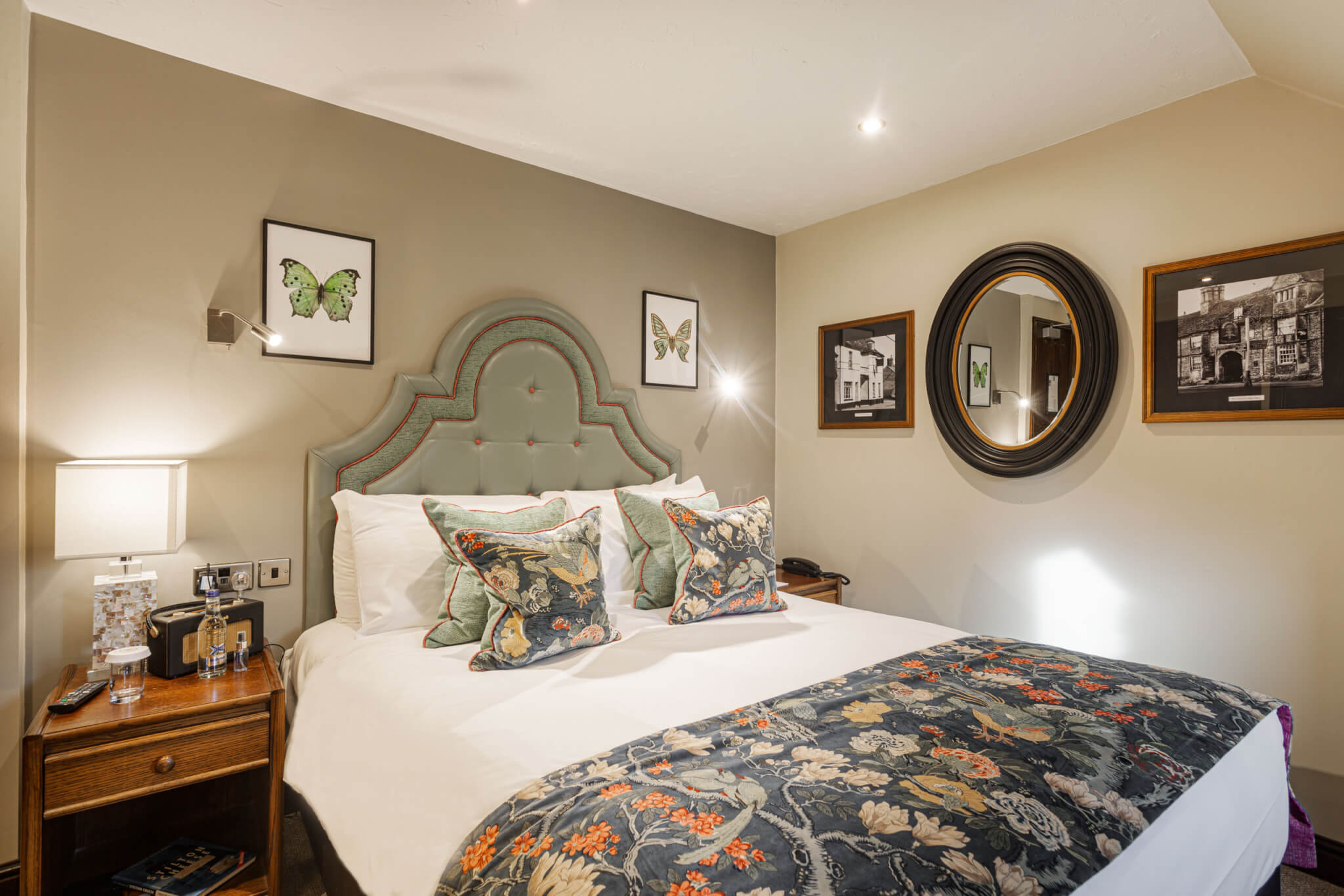 Bell Inn Hotel Stilton Classic Double Room Bedroom scaled