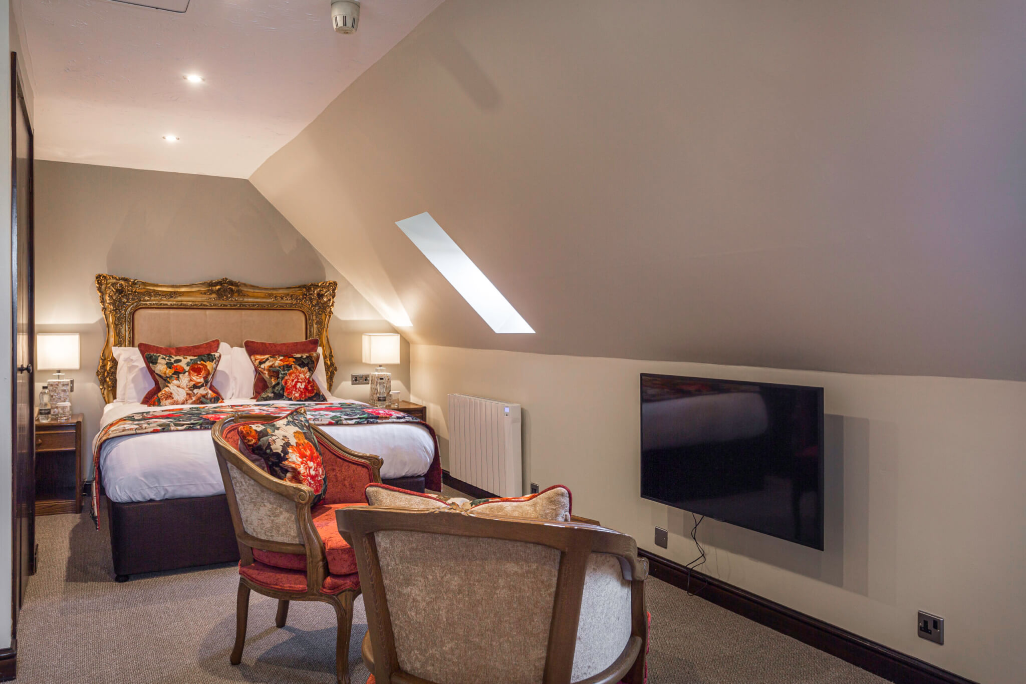 Bell Inn Hotel Stilton Superior Double Room Bedroom Space scaled