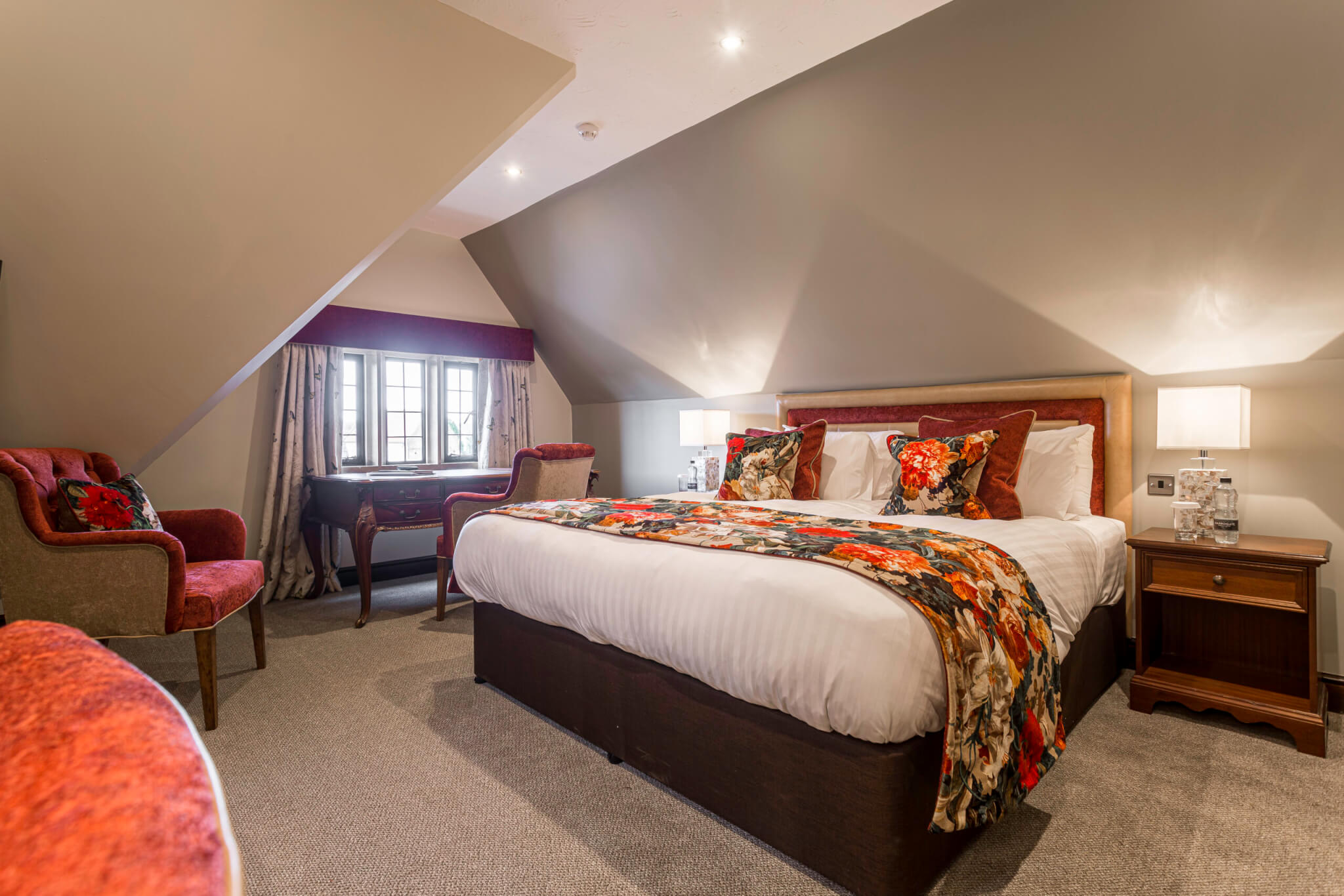 Bell Inn Hotel Stilton Superior Double Room Bedroom scaled